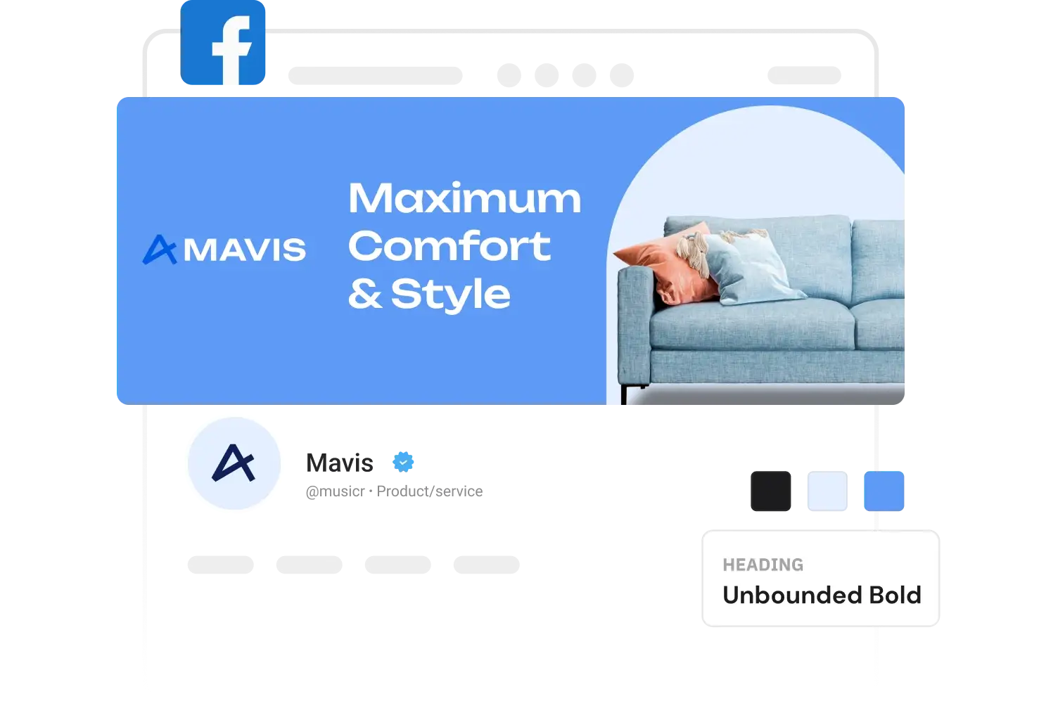 Creatopy's Facebook cover photo maker