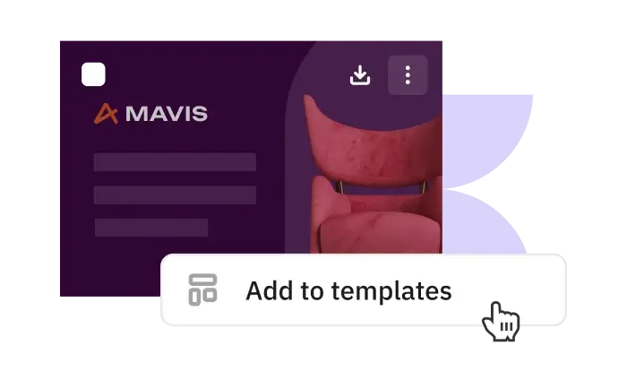 Custom templates feature