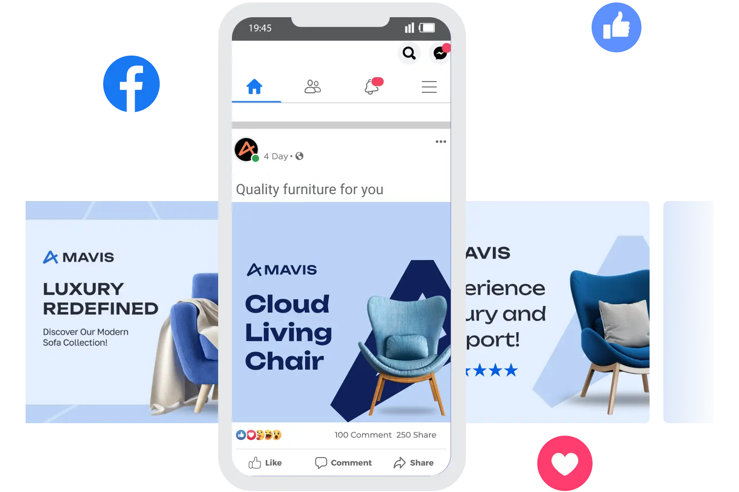 Swipeable Carousel Ads for Facebook and Instagram