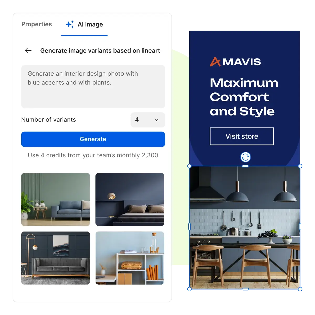 Generate images from text
