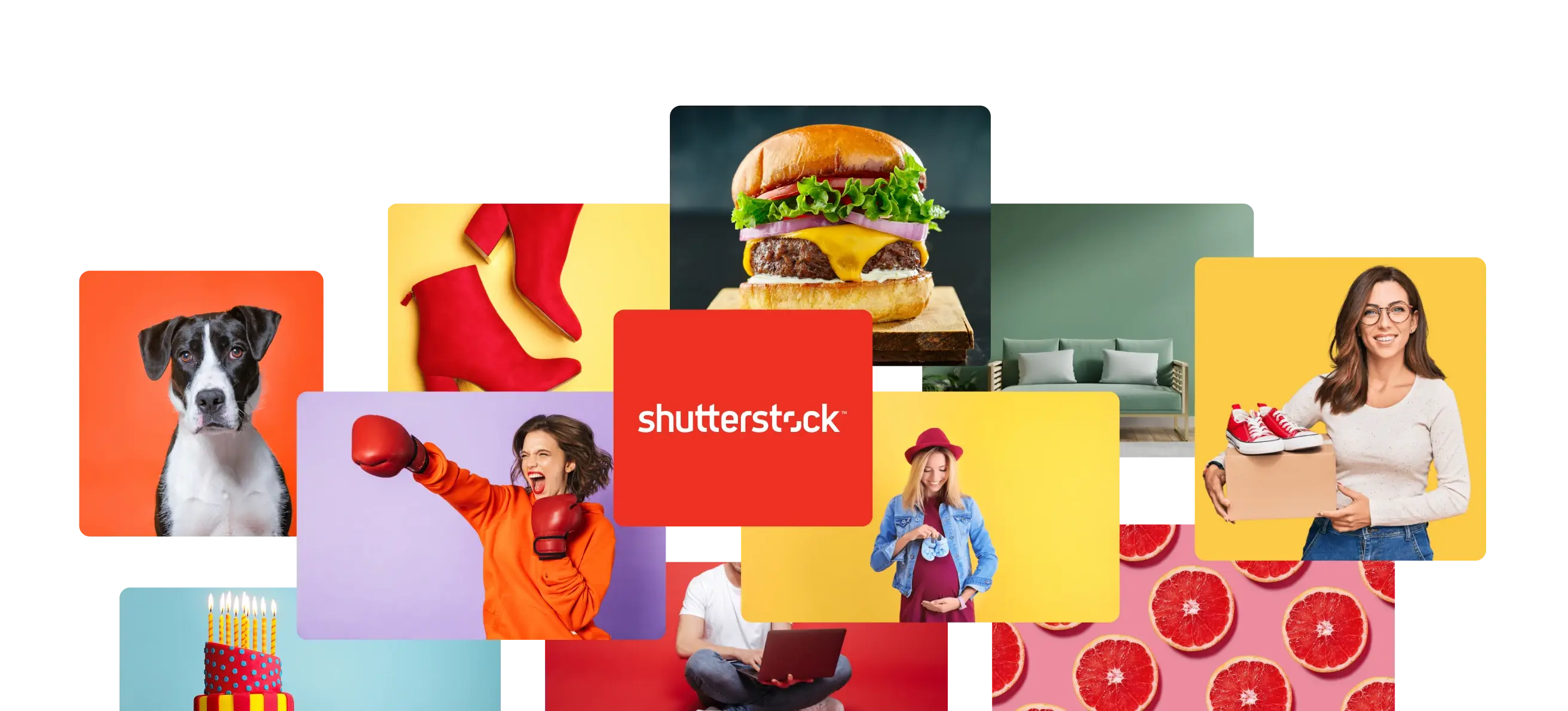 Create ads with Shutterstock images