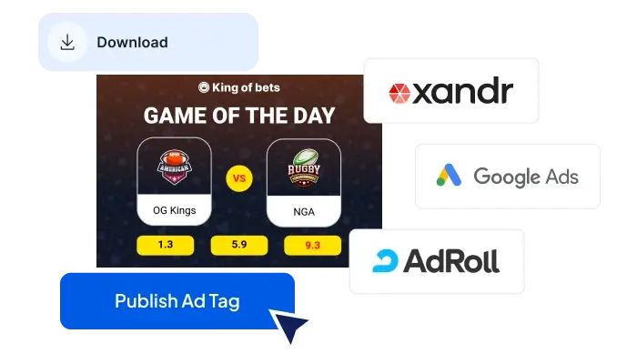 Launch ads using ad tags