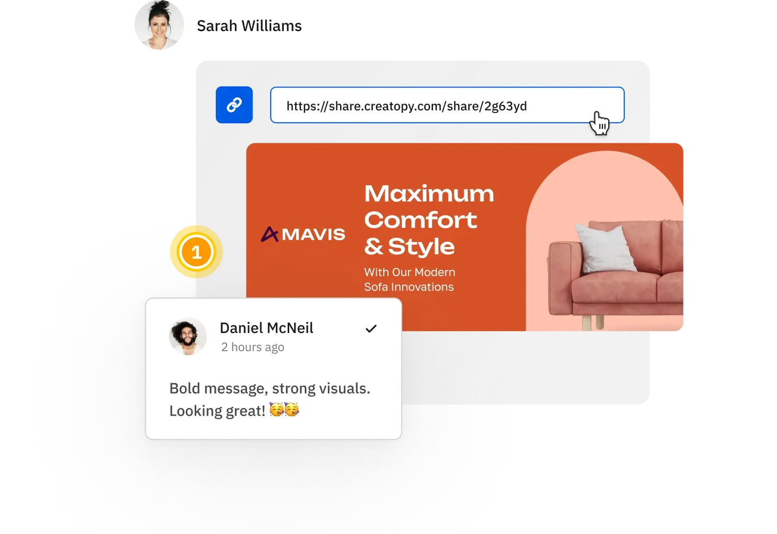 Collaborate with teams rapidly and easily