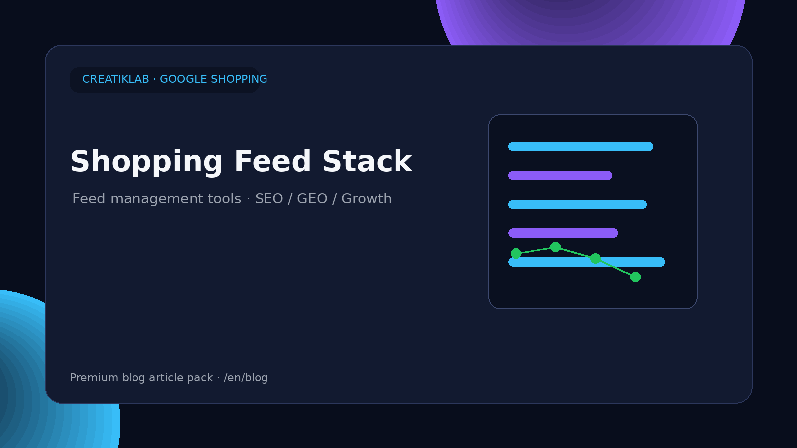 Shopping Feed Stack - Creatiklab editorial image