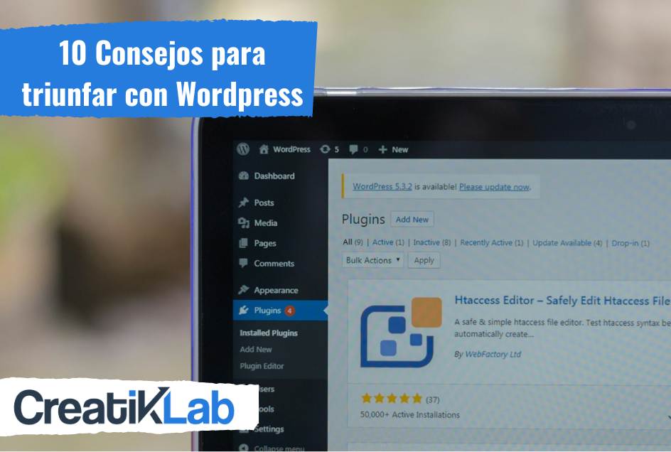 Create Your WordPress Website: 10 Practical Tips to Succeed - Creatiklab