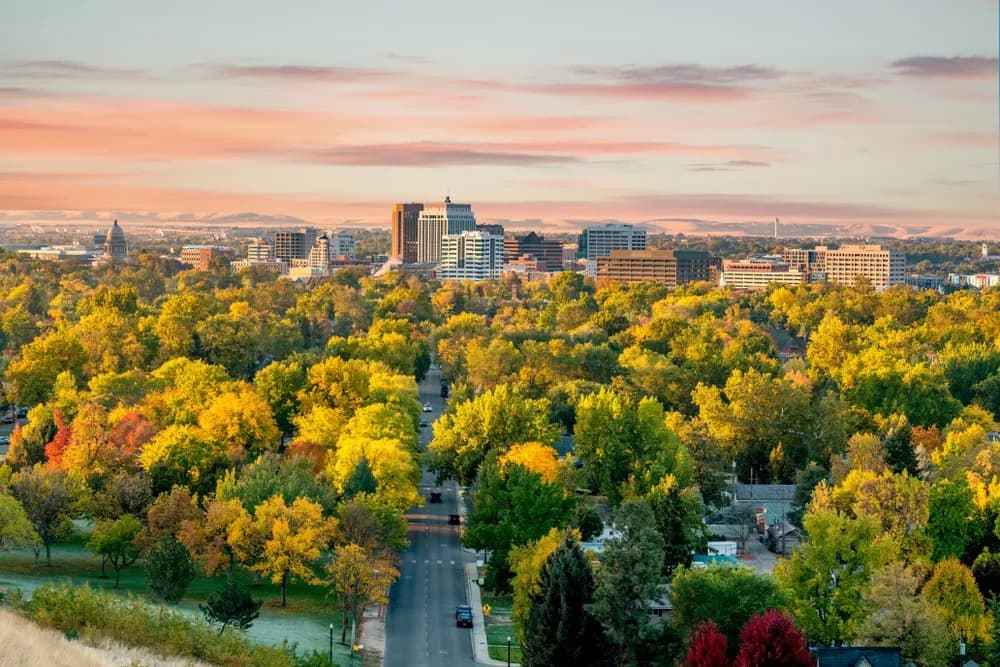 A view into downtown Boise | Crosstown Movers