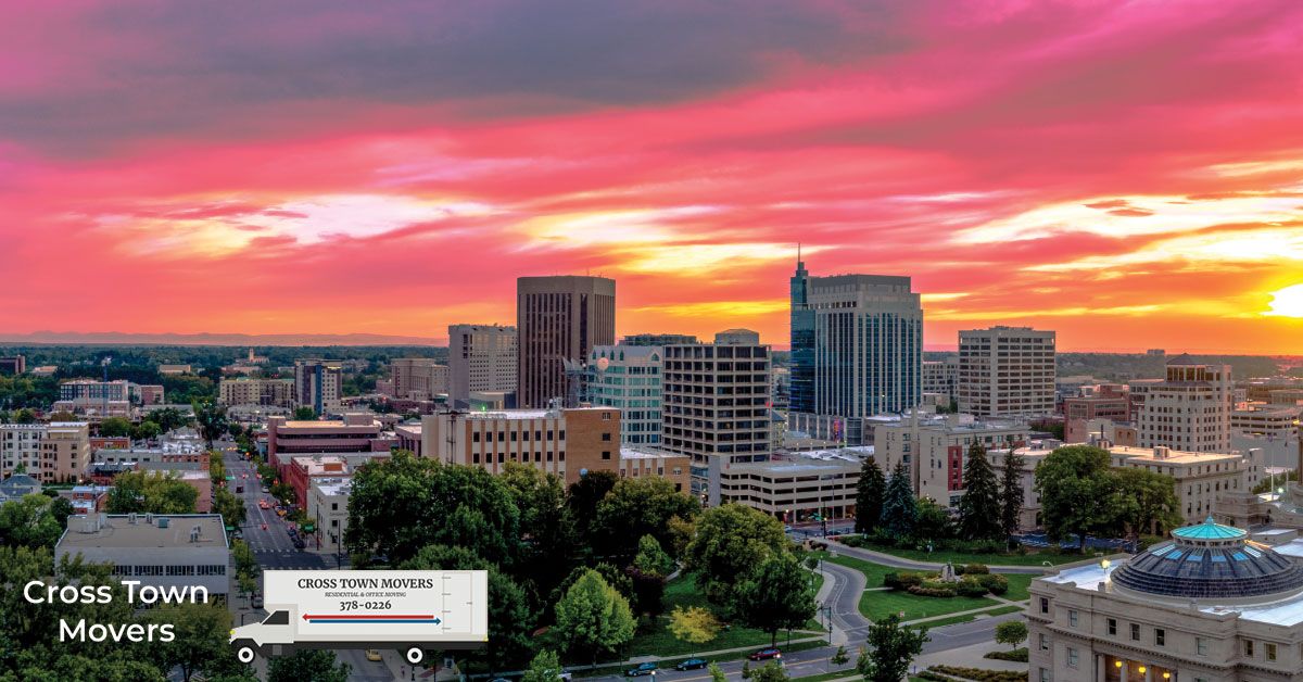 Sunset of Boise, Idaho | Things to do in Treasure Valley