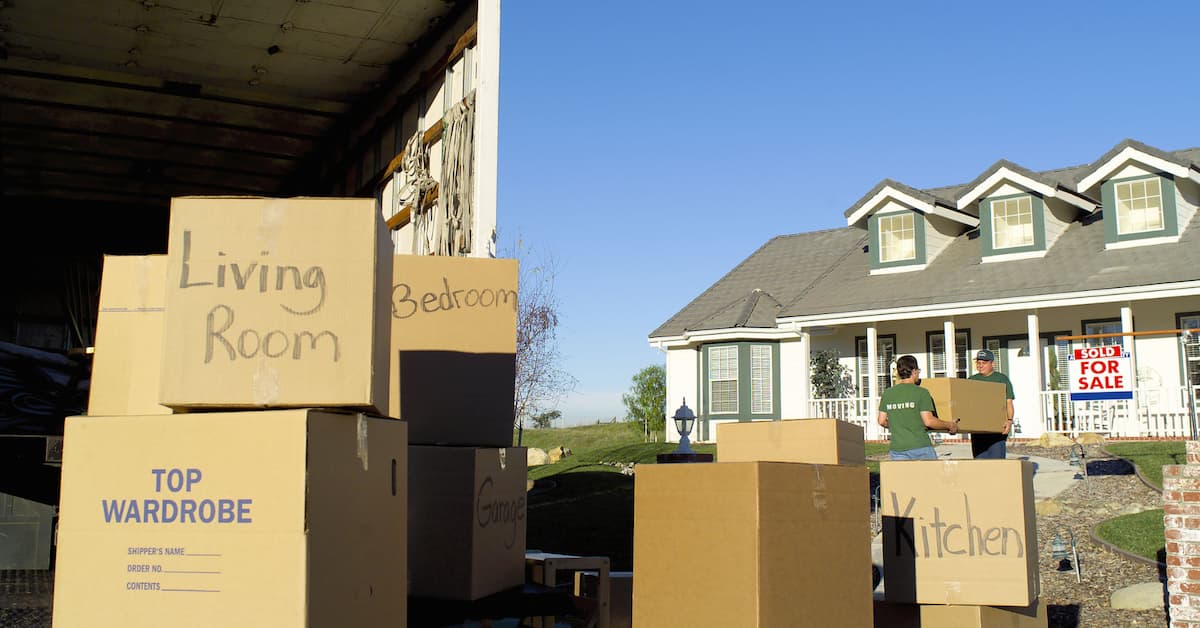 Moving Boxes into a New House