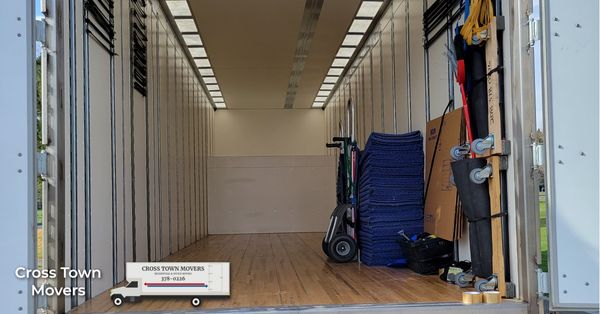empty truck with equipment