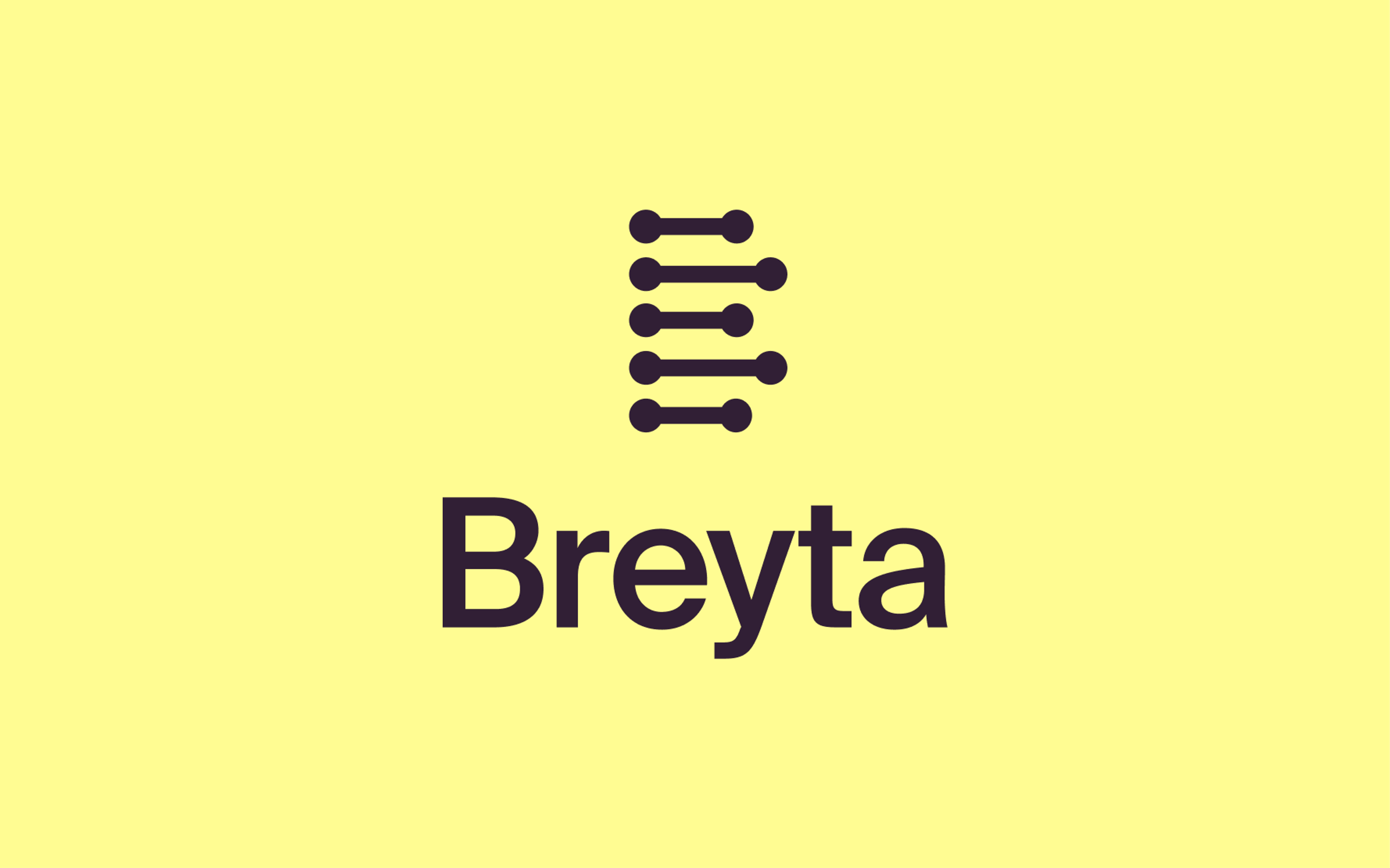 Breyta logo på gul bakgrunn