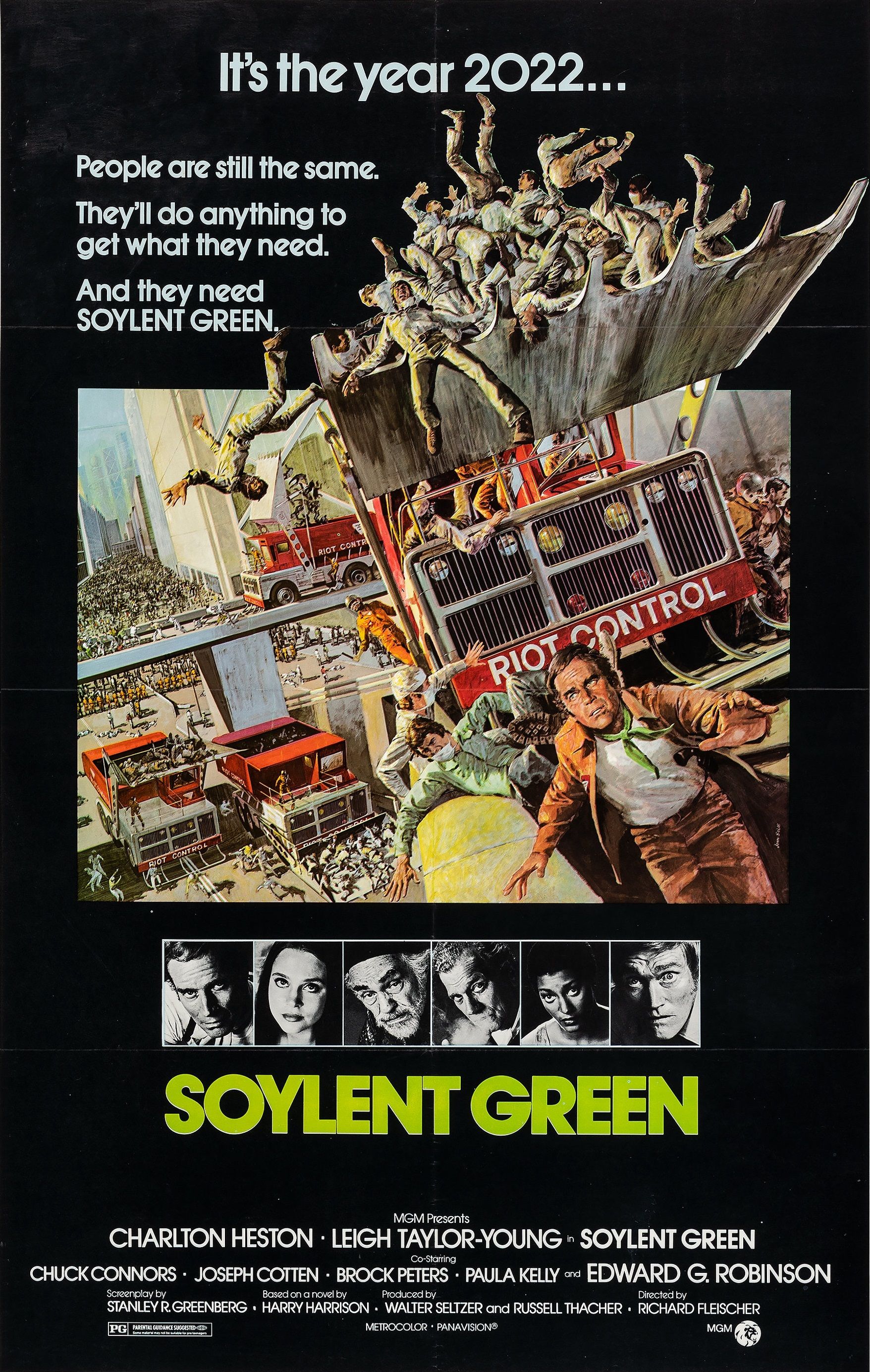 Plakat til filmen Soylent green (1973)