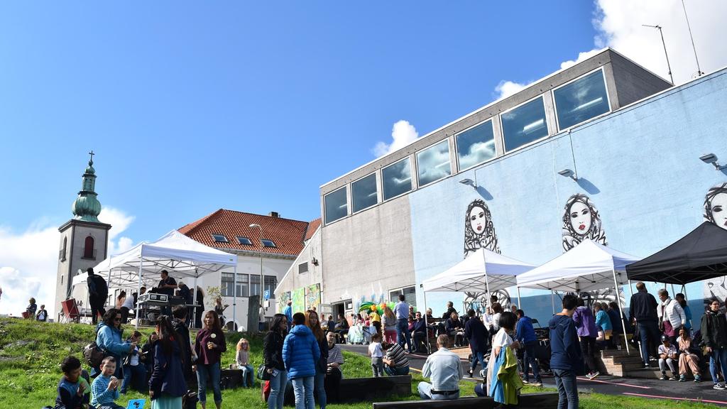 Internasjonal kulturkafe, Brødregata, organisert av Sølvberget Stavanger