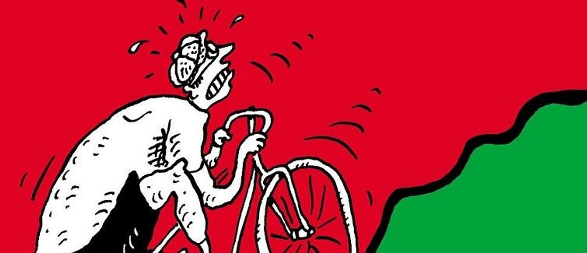 Fra omslaget til Gironimo! av Tim Moore