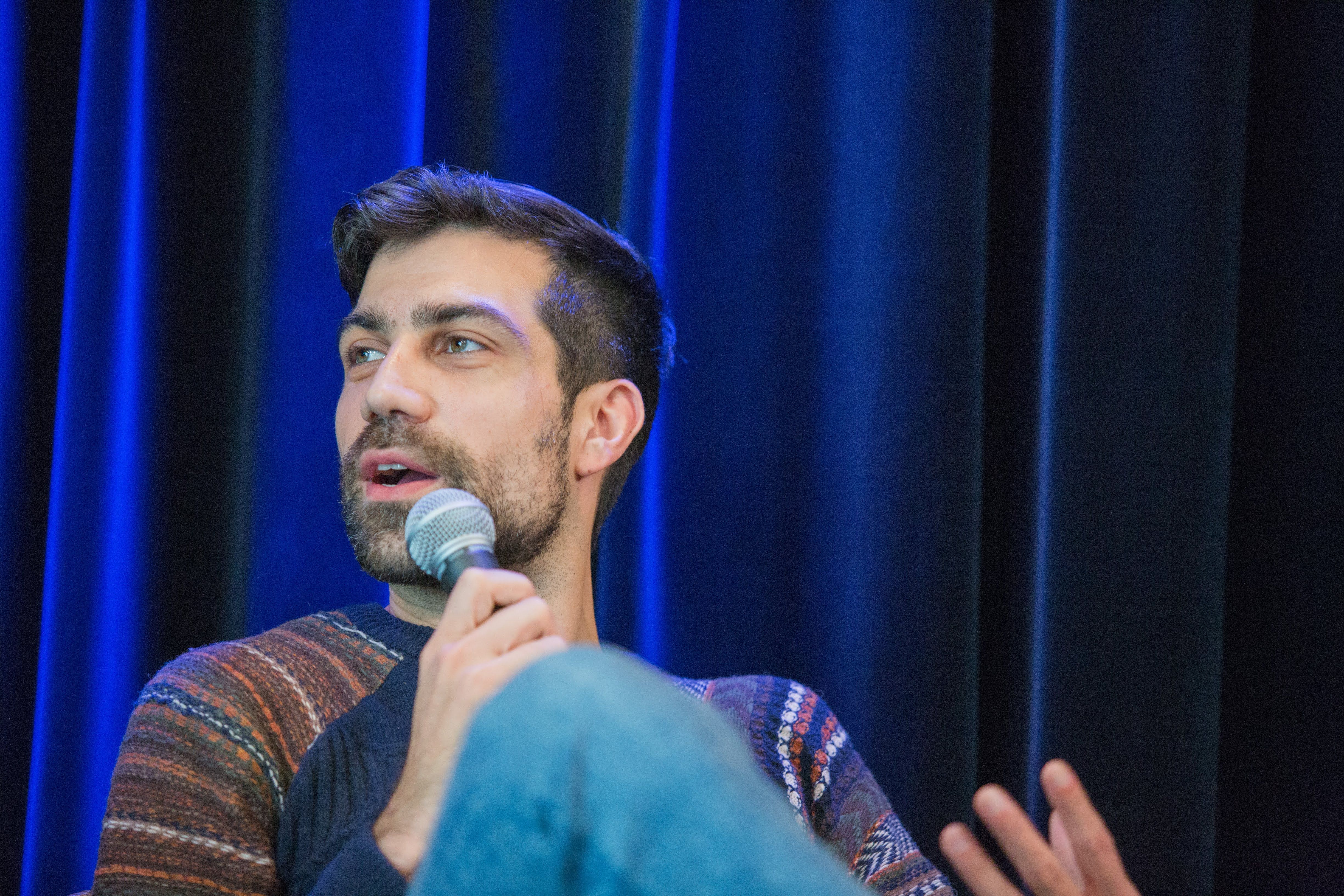 Zeshan Shakar på Kapittel 21 foto Andrea Rocha