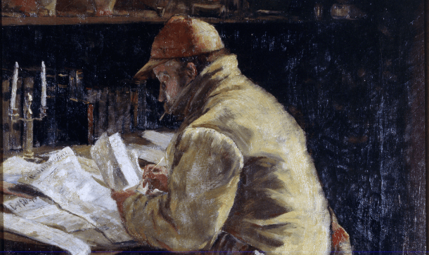 Alexander L. Kielland, maleri av Jacob K. Sømme. Foto: Stavanger museum/MUST