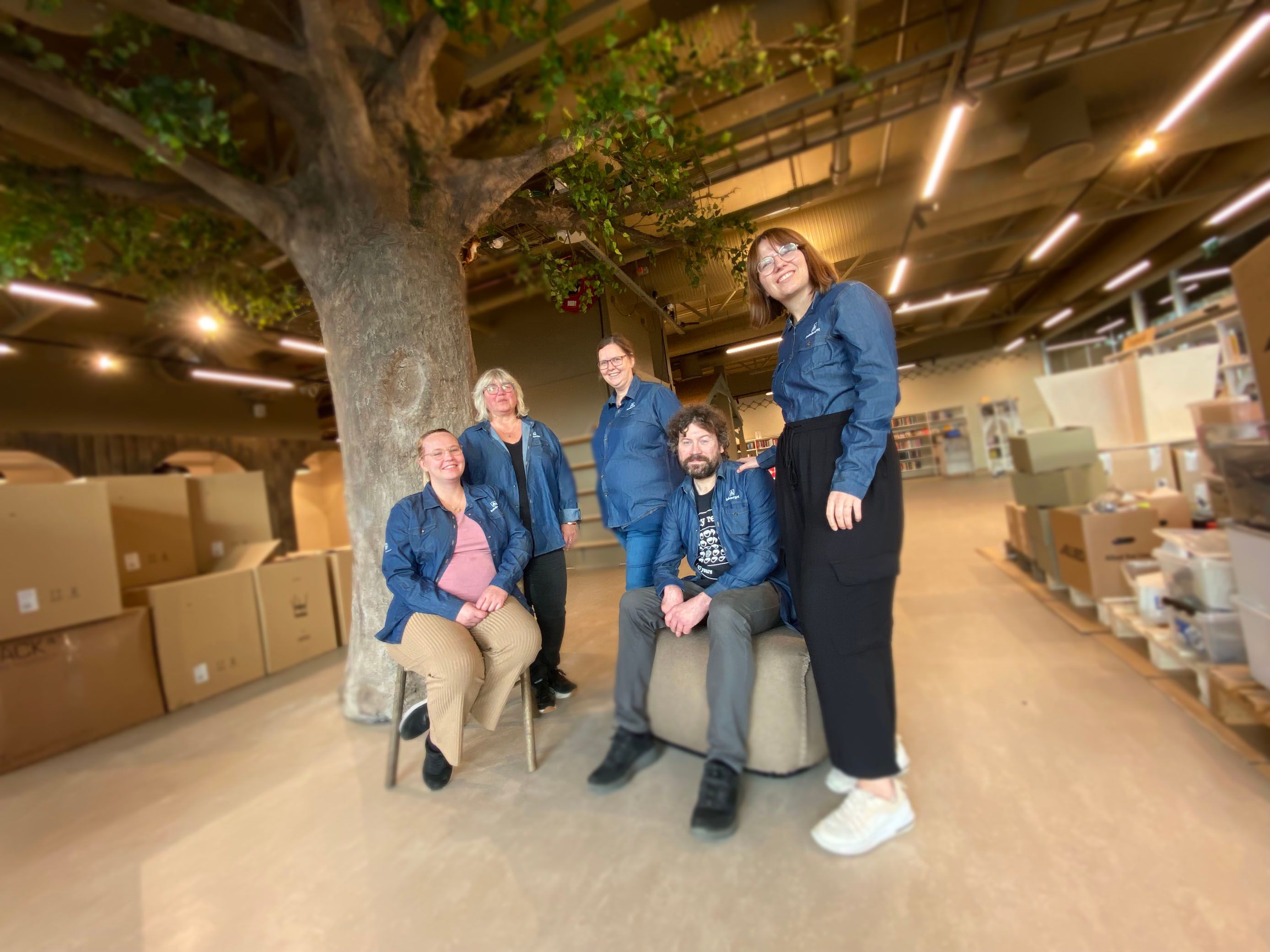 Ansatte på Madla bibliotek