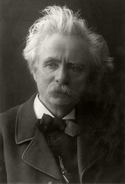 Edvard Grieg fotografert av Karl Anderson (Wikimedia Commons)