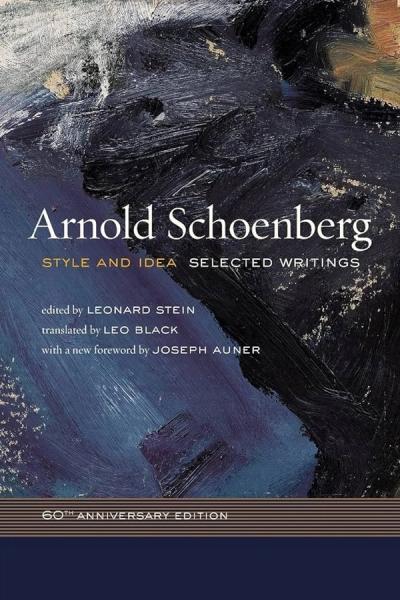 Arnold Schoenberg Style and idea bokforside