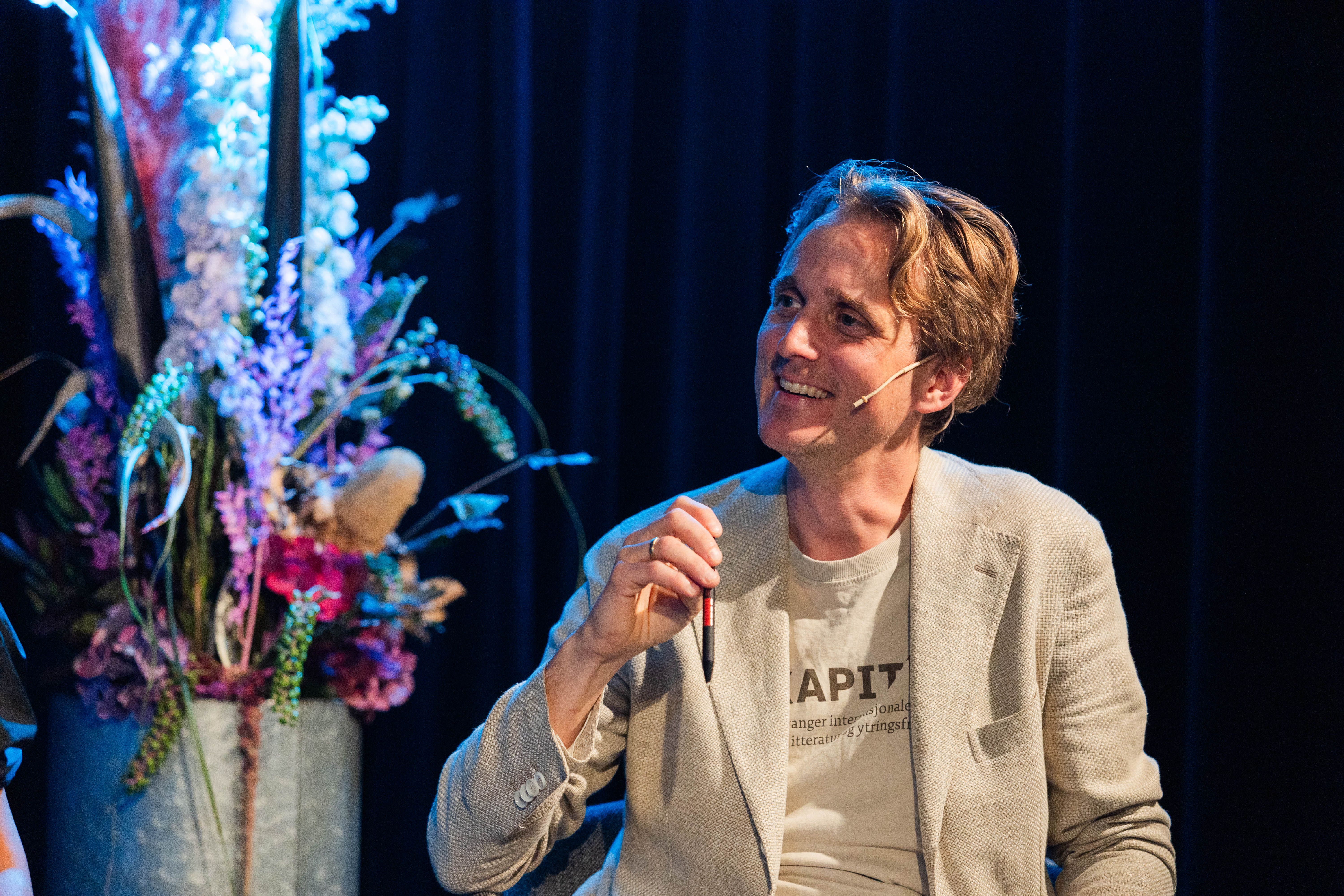 Espen Røsbak på Kapittelfestivalen 2024 foto Andrea Rocha