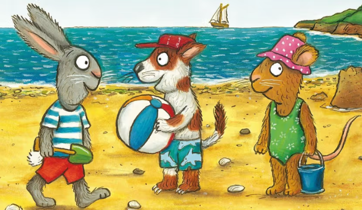 Foto av bokcover fra en bok for de aller minste.