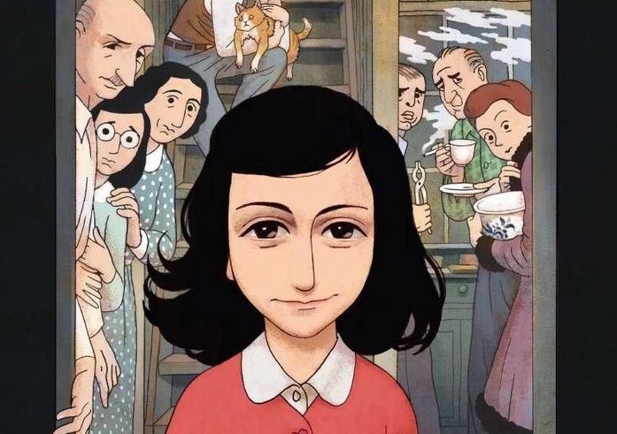 Bocover Anne Franks dagbok - grafisk roman av Ari Folman