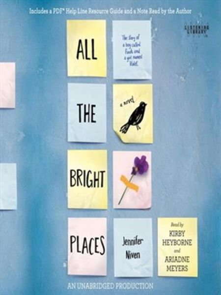 All the bright places av Jennifer Niven forside