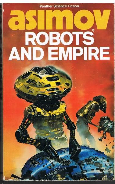 Robots and empire av Isaac Asimov forside
