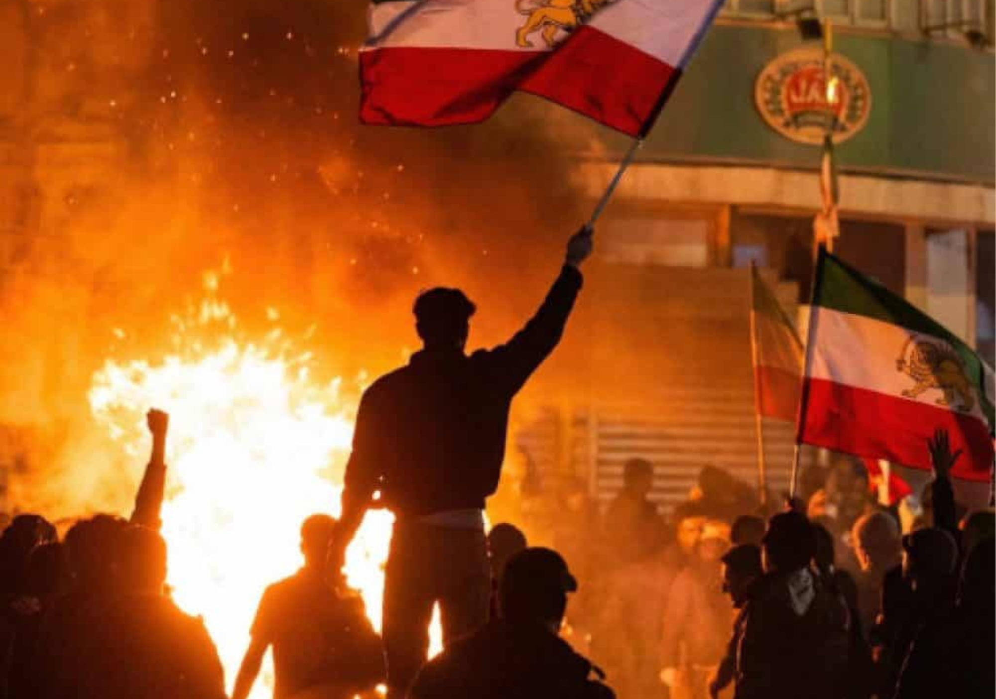 Demonstranter i Iran