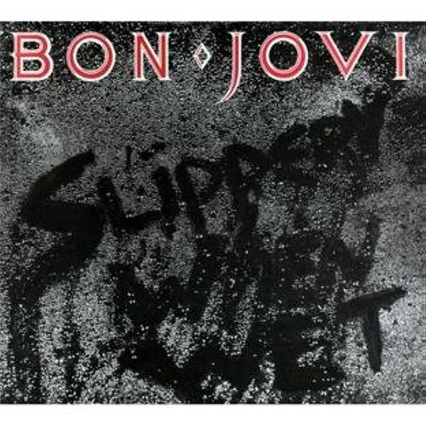 Slippery when wet Bon Jovi platecover