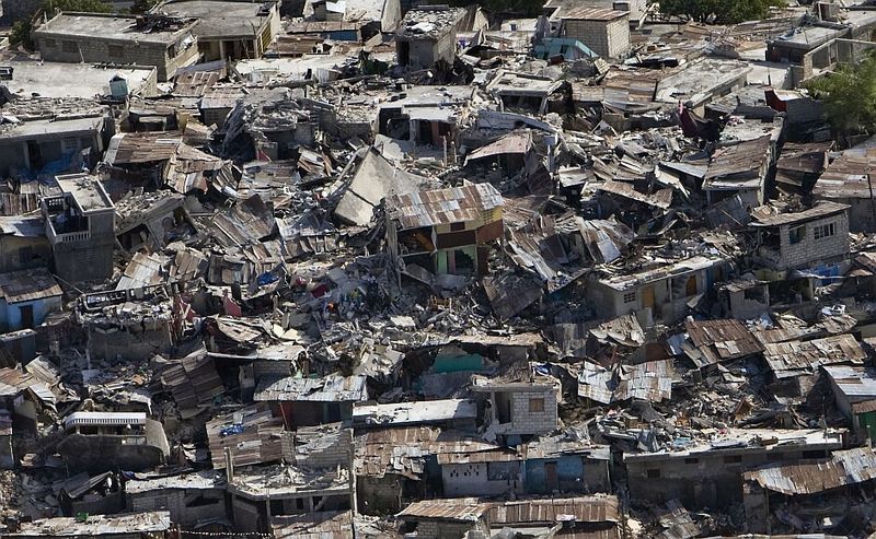 Hus etter jordskjelvet på Haiti i 2010 foto UNDP