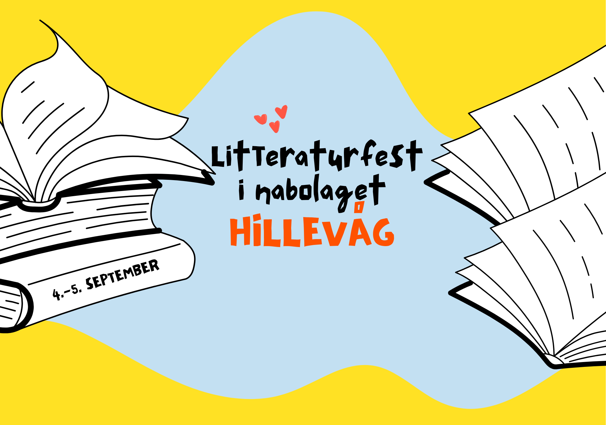 Profil for litteraturfest i nabolaget Hillevåg