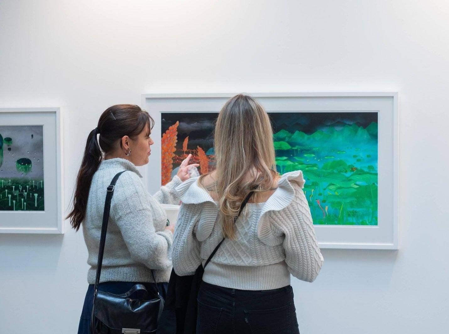 Utsnitt av foto knyttet til utstillingen Dark Chocolate