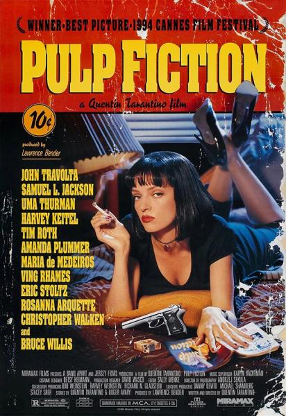 Pulp fiction filmplakat