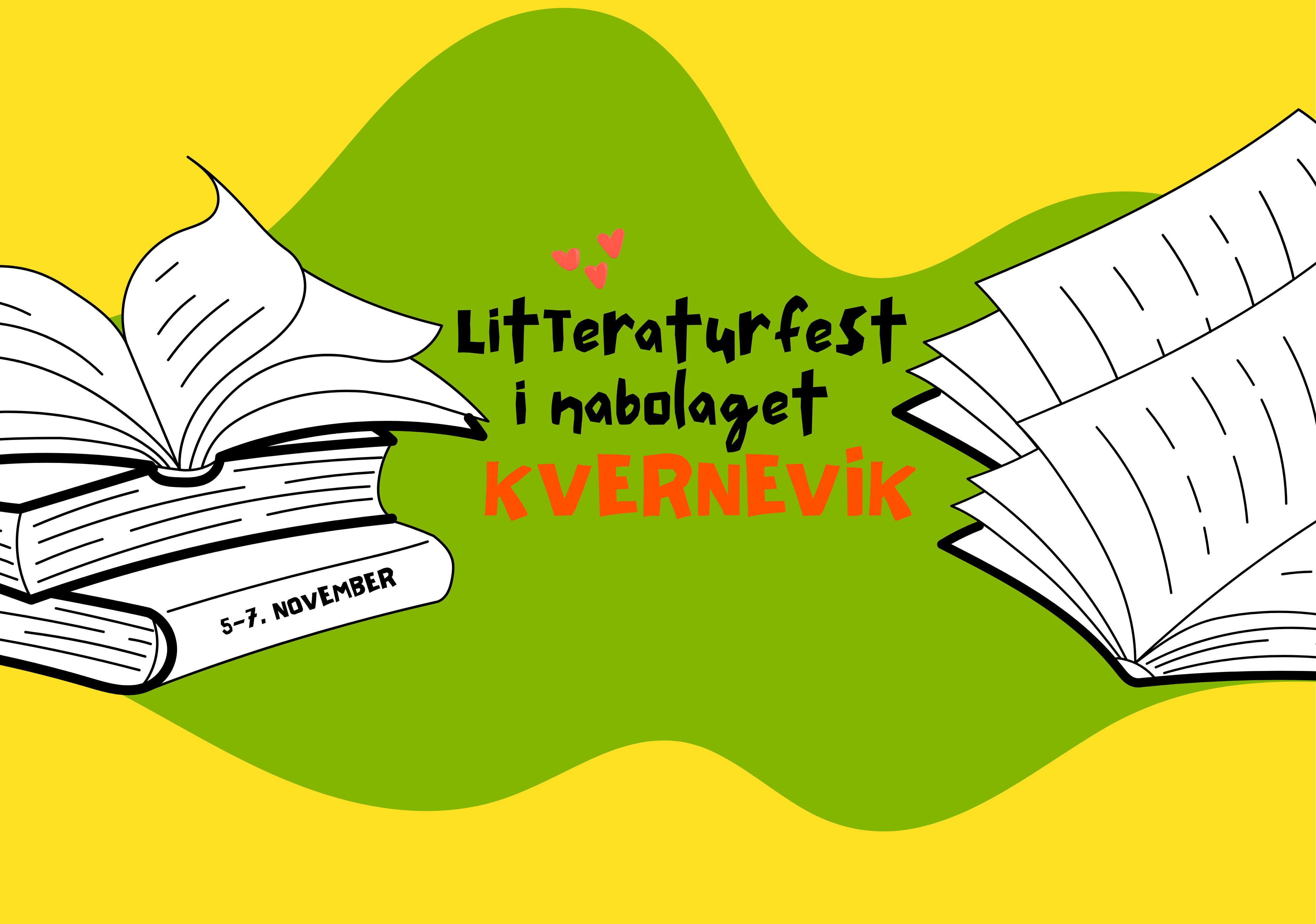 Profil for litteraturfest i nabolaget Kvernevik