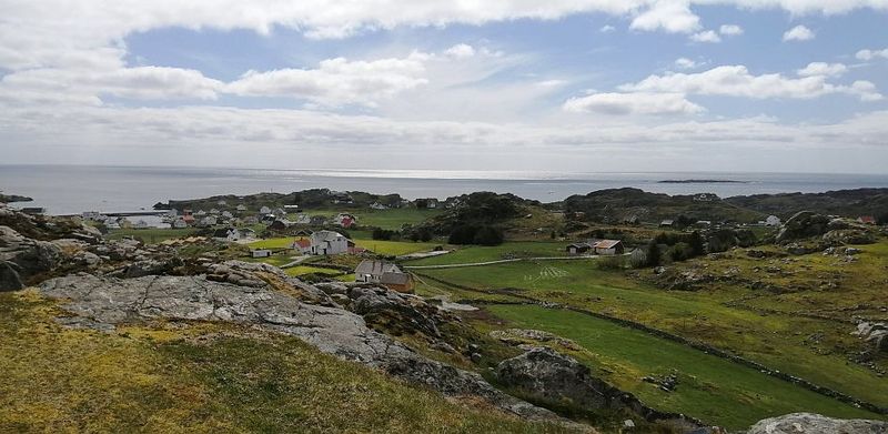 Utsikt fra høyde på Utsira foto Åsmund Ådnøy