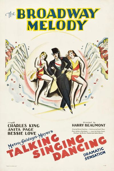 The Broadway melody filmplakat