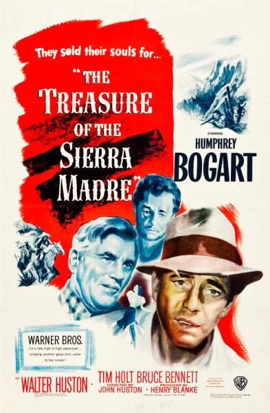 The treasure of Sierra Madre filmplakat