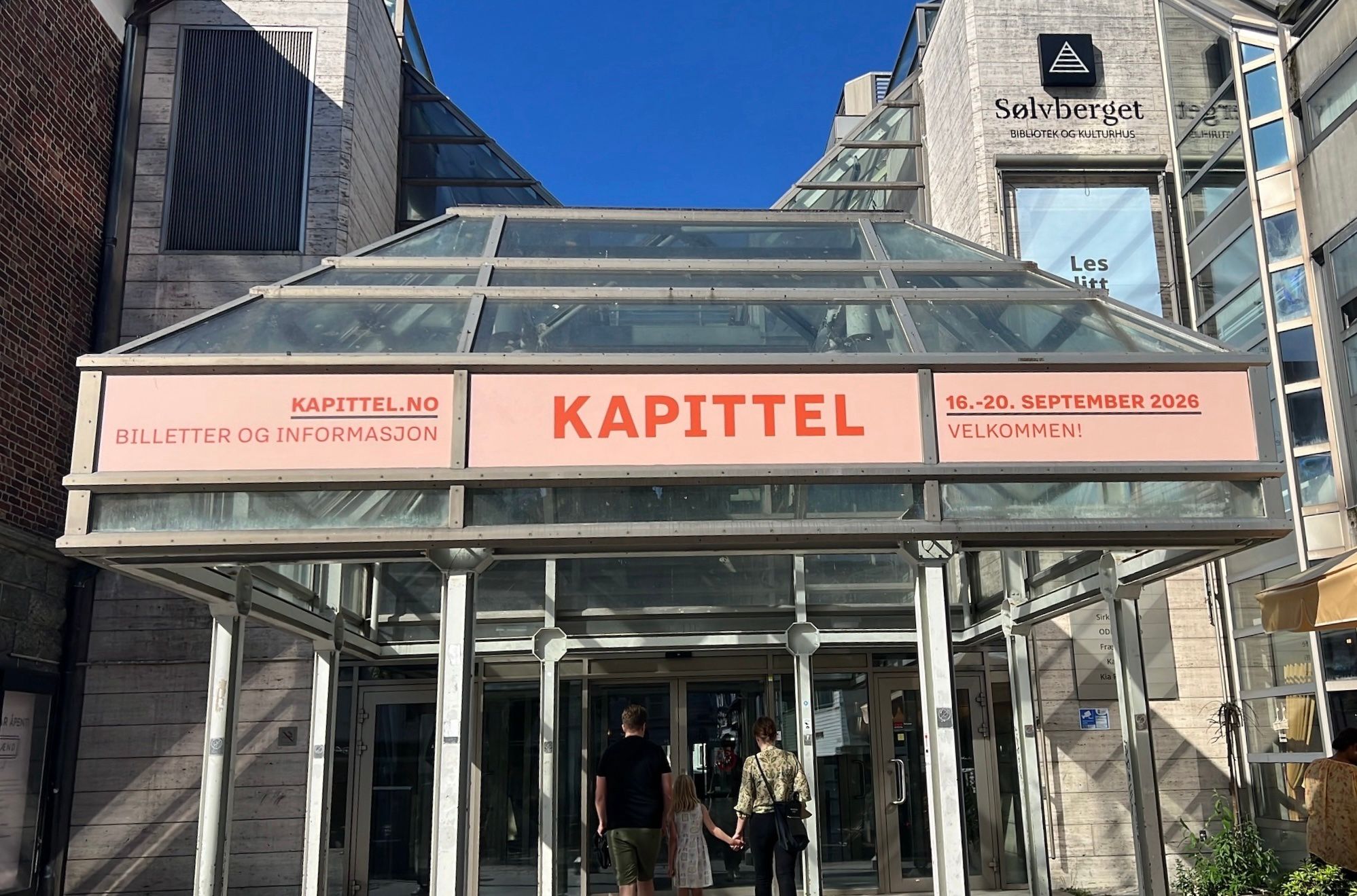 Inngangspartiet på Sølvberget i Kapittel-dekor