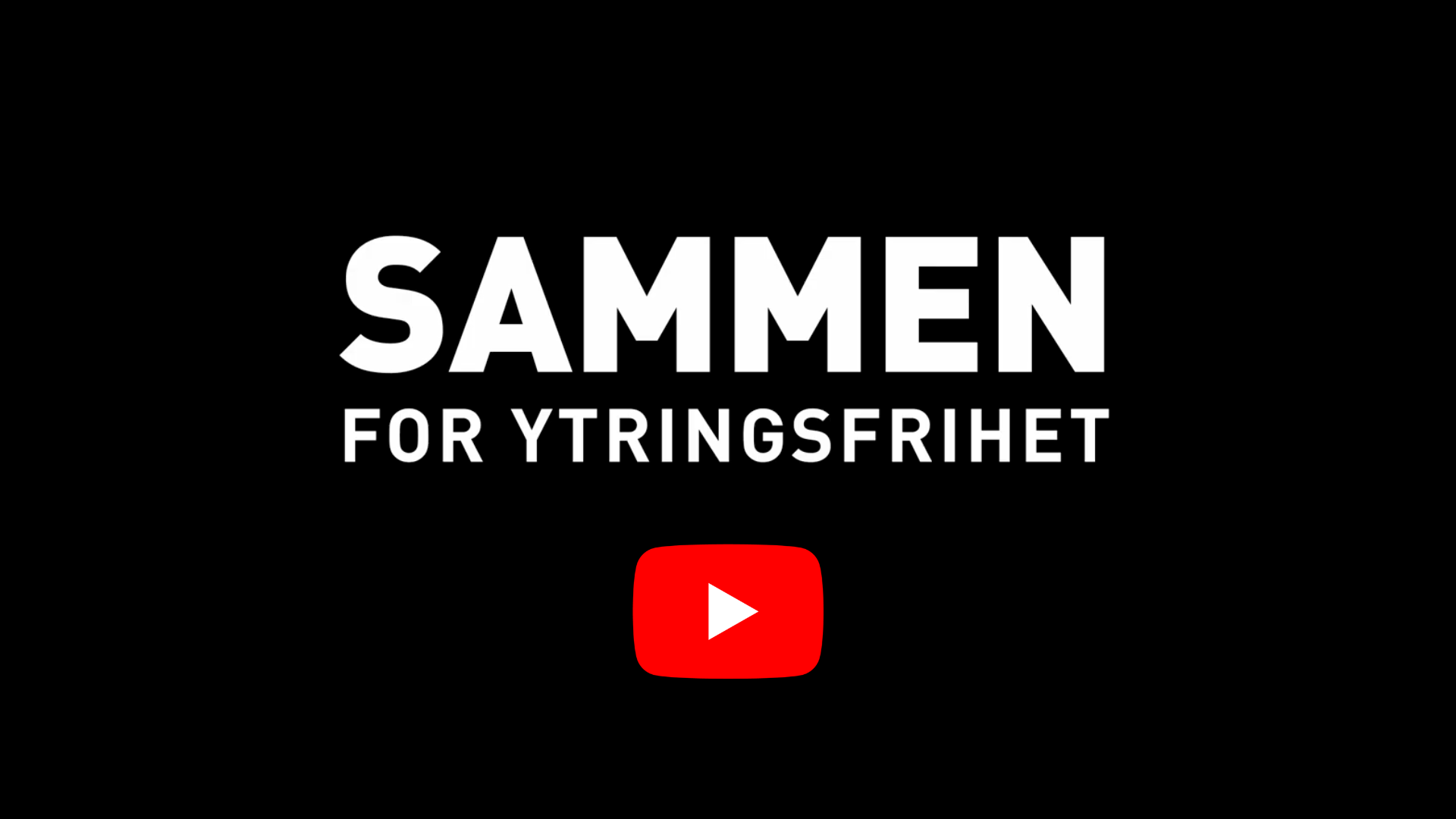 Tekst: Sammen for ytringsfrihet