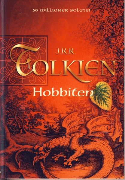 Hobbiten av J.R.R. Tolkien forside