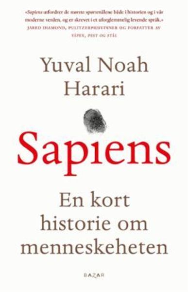 Sapiens av Yuval Noah Harari forside