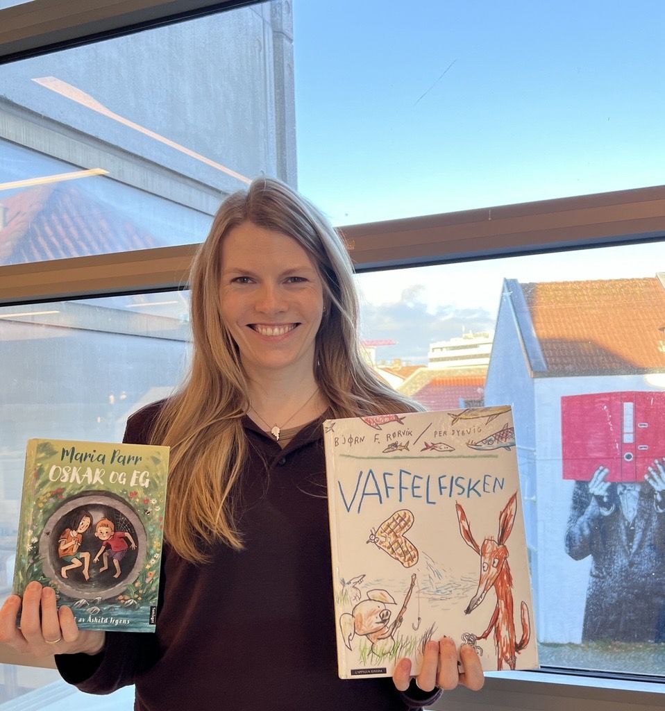 Foto av barnebibliotekar Maria Sannes Undheim 