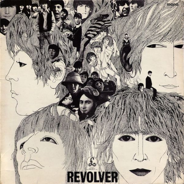 Revolver av The Beatles platecover