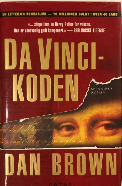 Da Vinci-koden av Dan Brown forside