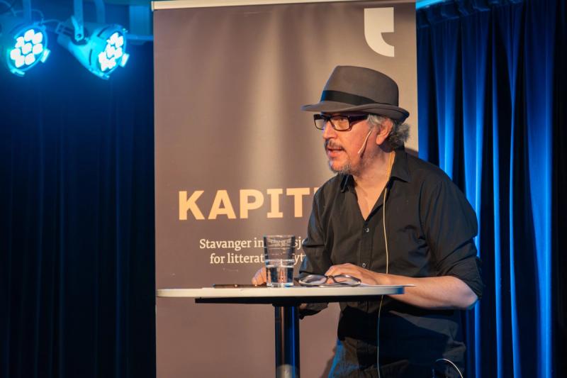 Pedro Carmona-Alvarez holder Kiellandforedraget på Kapittel23 foto Beata Budzkowska