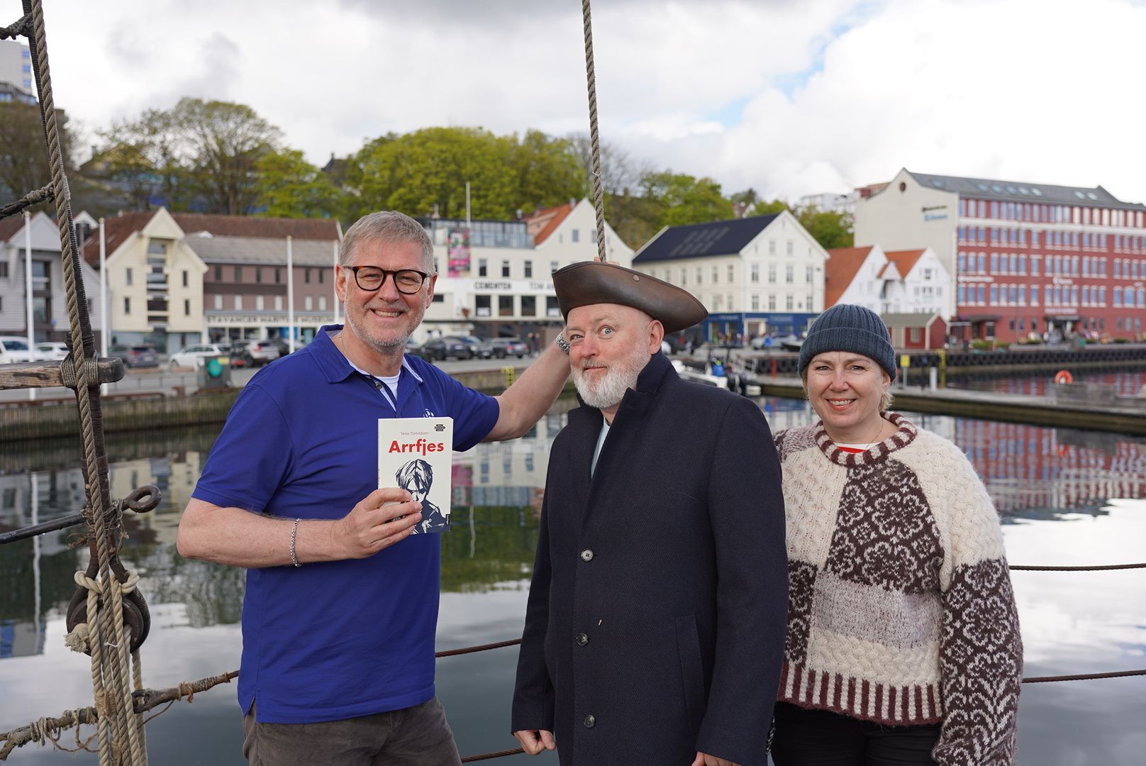 Knud Helge Robberstad, Terje Torkildsen og Anne Torill Stensber.