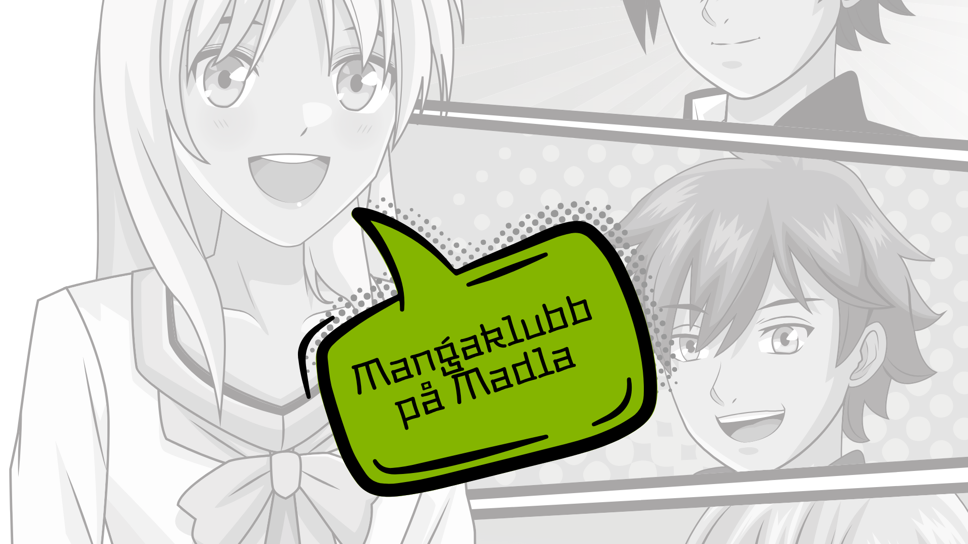 Manga med snakkeboble