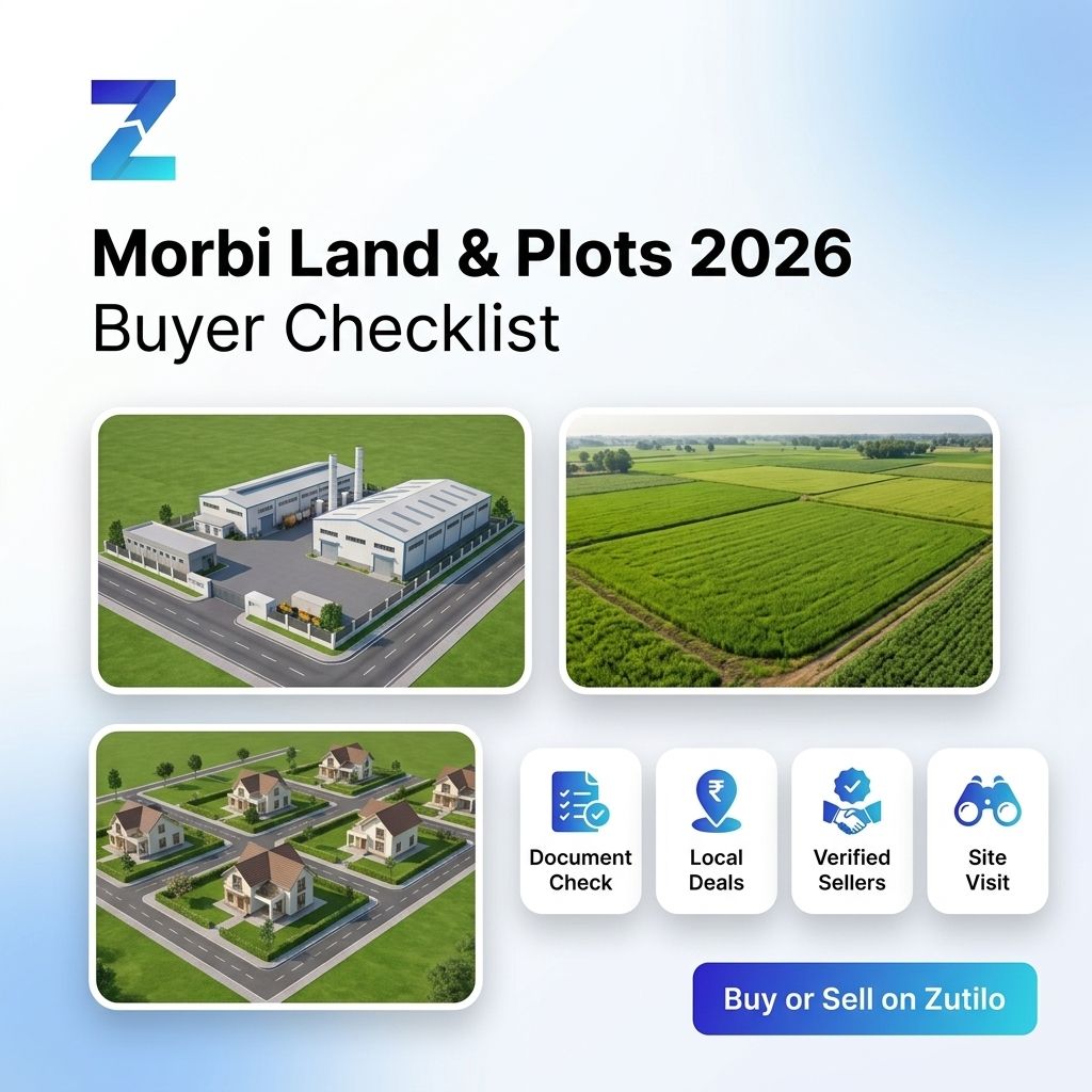 Morbi land and plot buyer checklist for industrial, farm and residential property