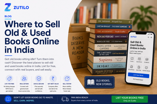 Where to Sell Old & Used Books Online in India Where to Sell Old & Used Books Online in India