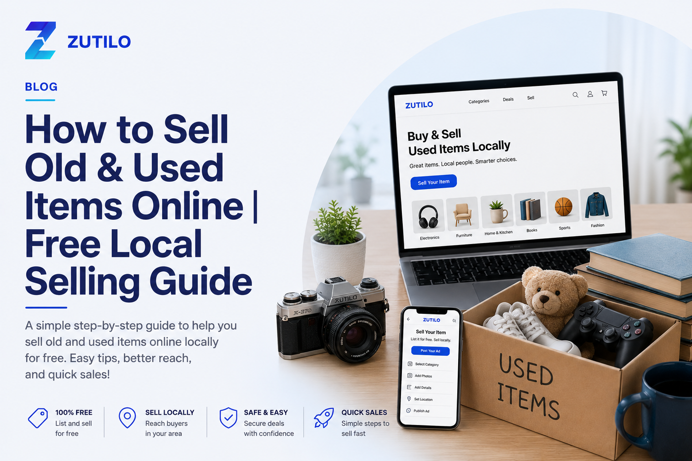 How to Sell Old & Used Items Online | Free Local Selling Guide How to Sell Old & Used Items Online | Free Local Selling Guide